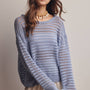 Callie Knit Stripe Sweater Top