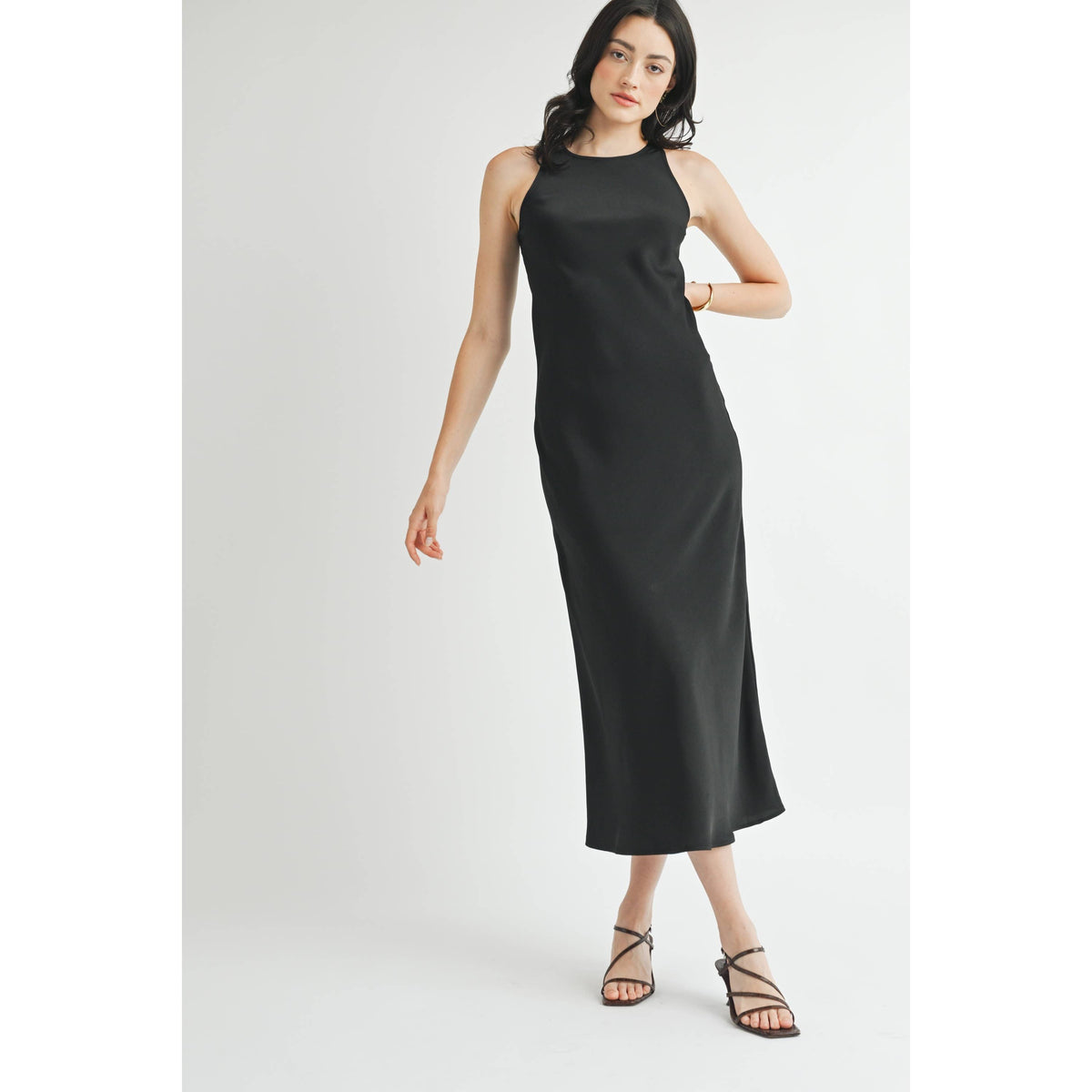 Satin Maxi Dress