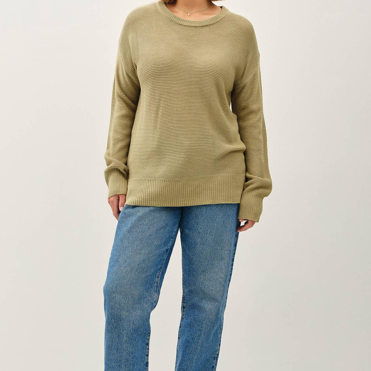 Boyfriend Material Sweater- Curvy