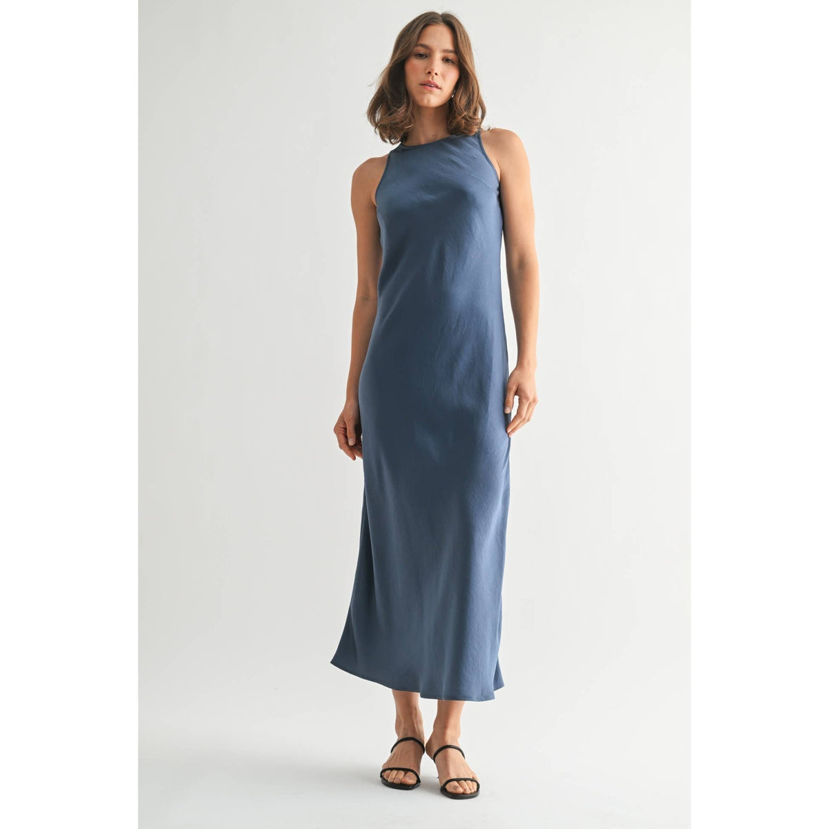 Satin Maxi Dress