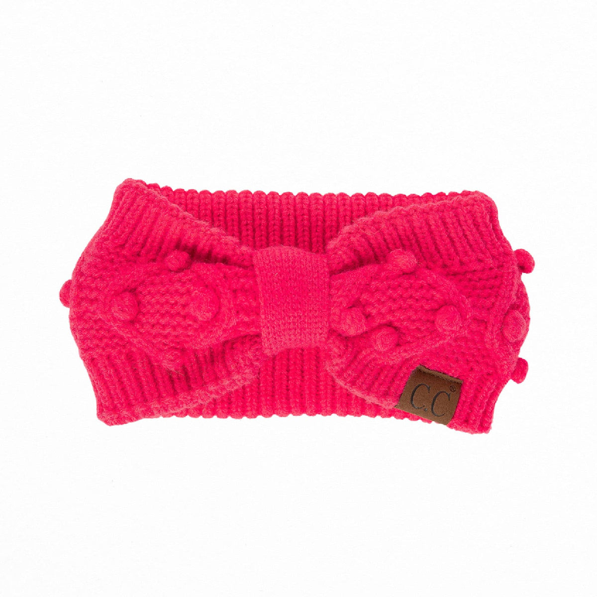 CC Crafted Pom Detail Head Wrap