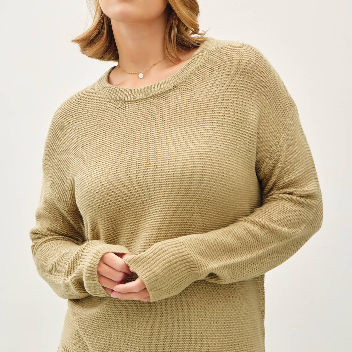 Boyfriend Material Sweater- Curvy