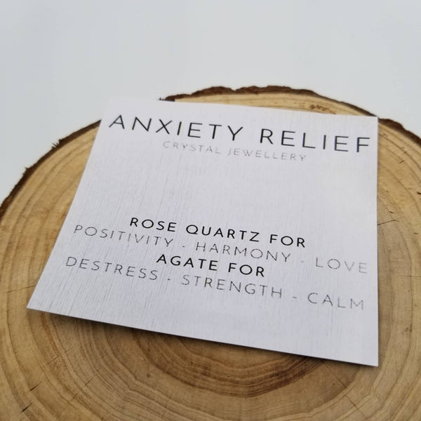 Anxiety Reliet Natural Crystal Bead Bracelet