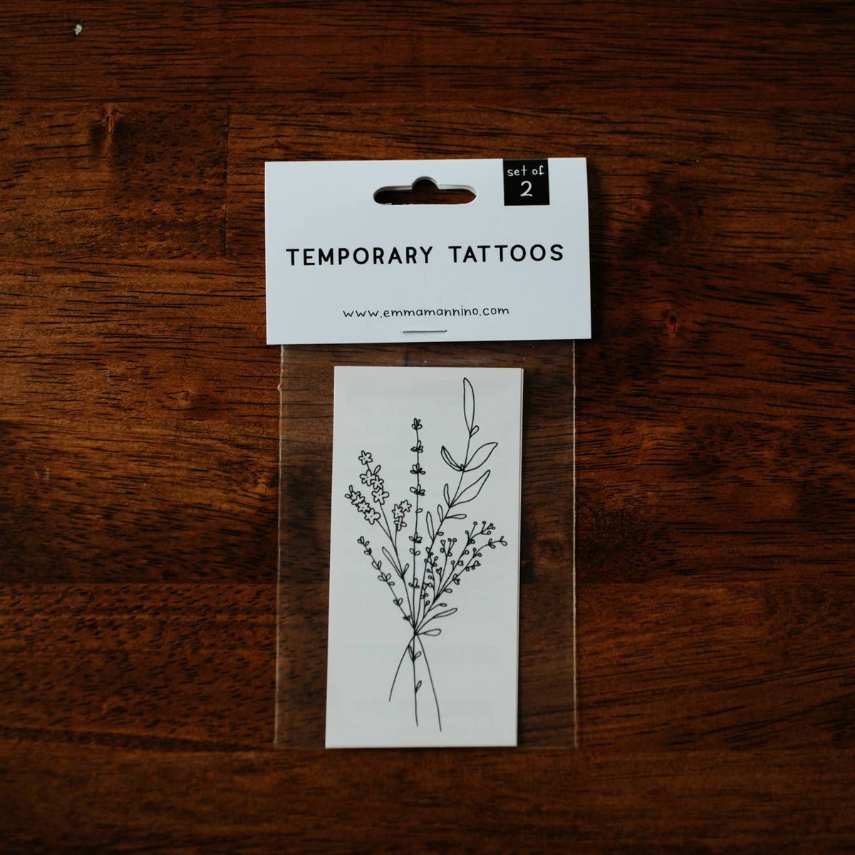 Saint & Company - Handpicked Florals Temporary Tattoo