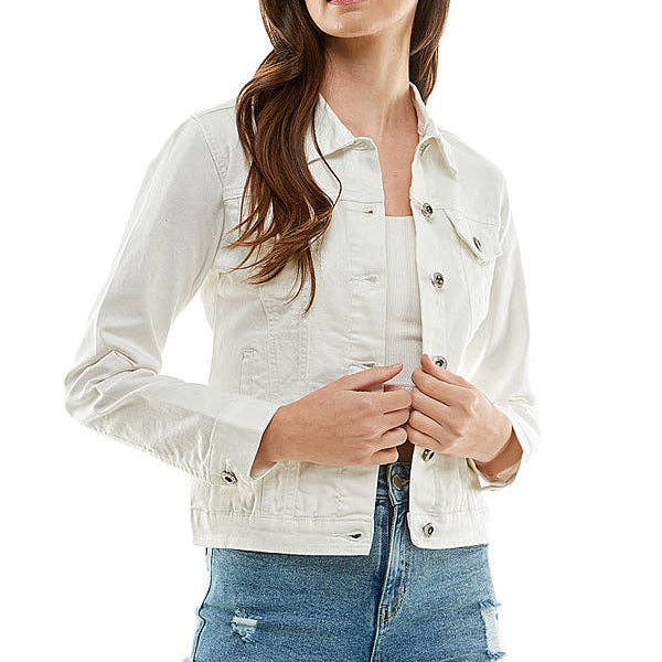White Denim Jacket