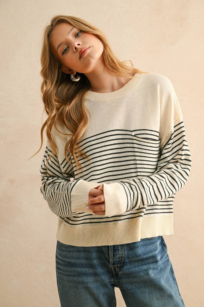 Bri Stripe Sweater