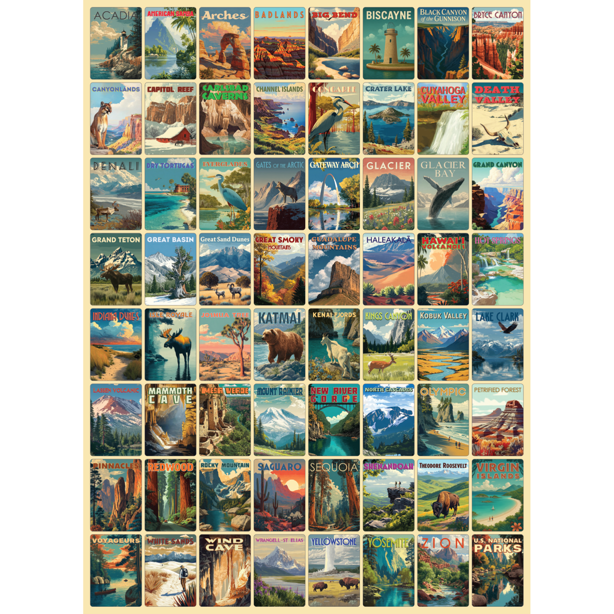 Final Piece Puzzles - No. 9- National Parks