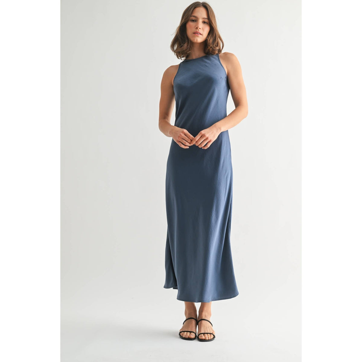Satin Maxi Dress