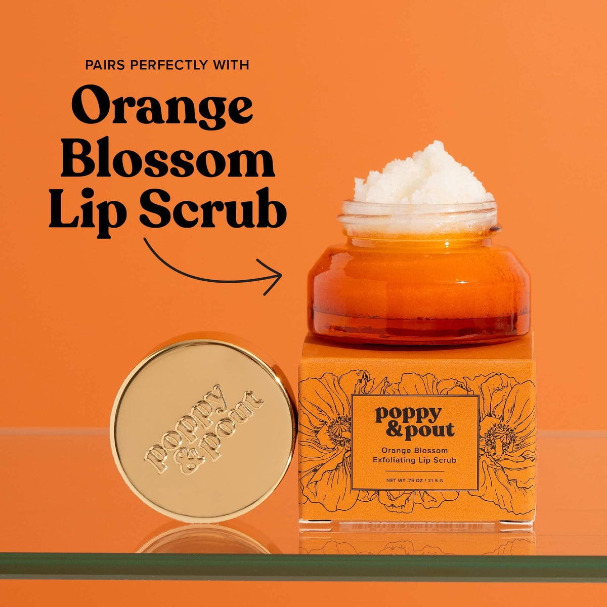 Poppy & Pout - Lip Balm, Orange Blossom