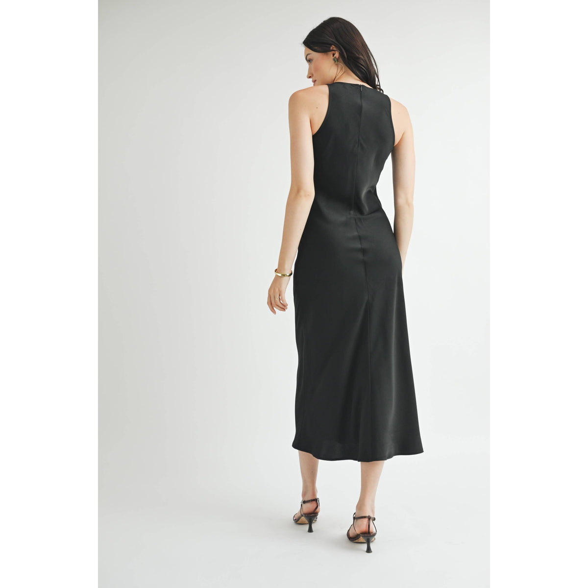 Satin Maxi Dress
