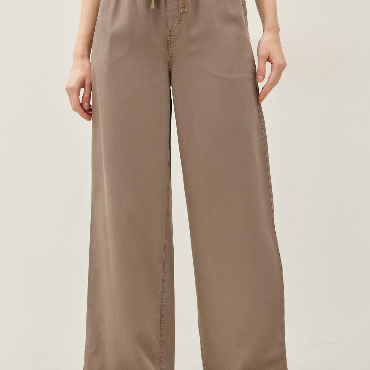 Tencel Wide Leg Pants