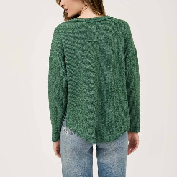 Wendy Waffle Knit Henly Top