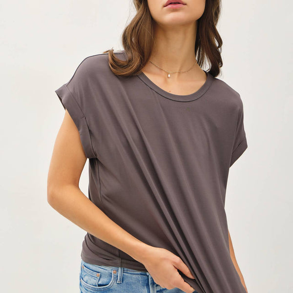 Bamboo Cap Sleeve Shirt