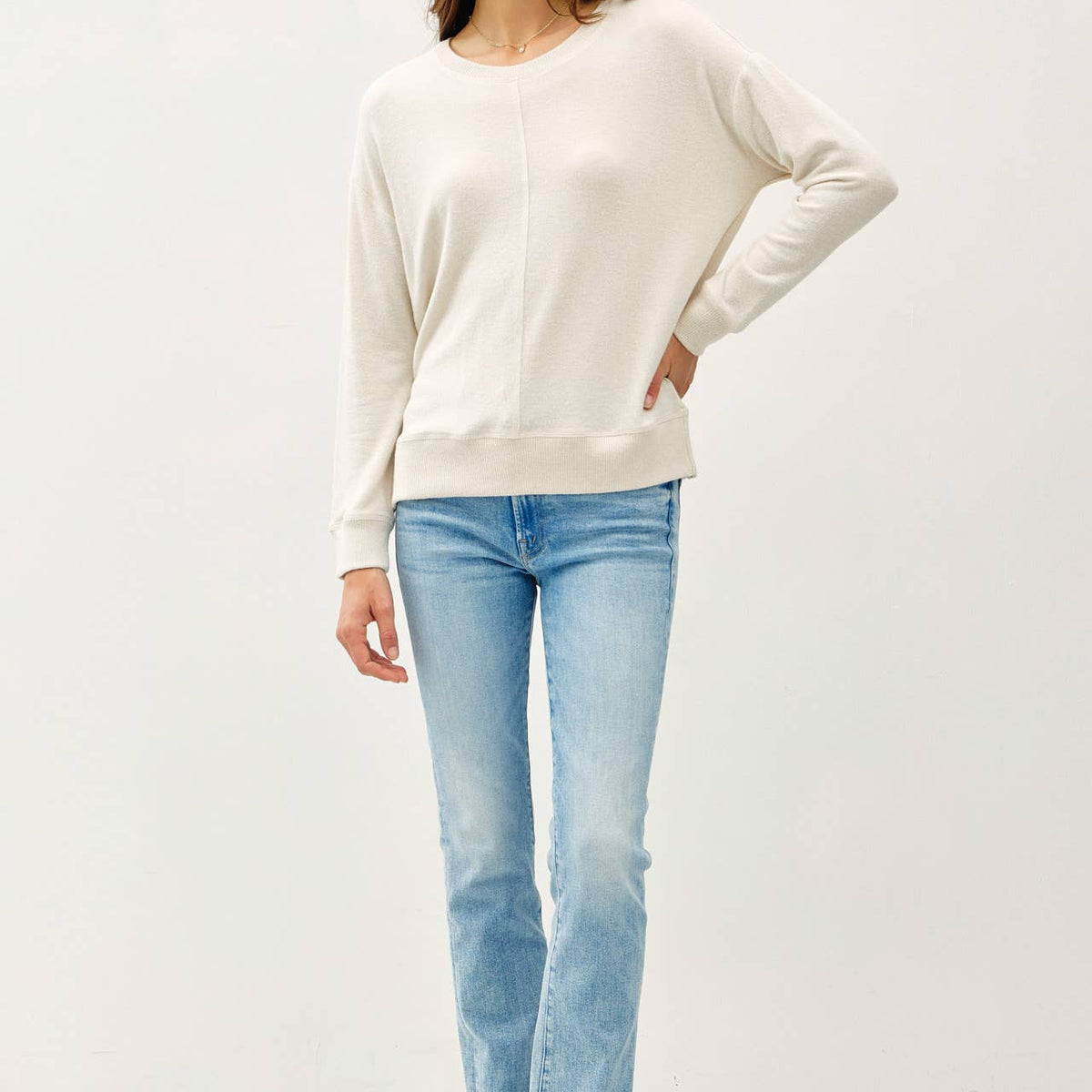 Buttery Hacci Brushed Knit Top