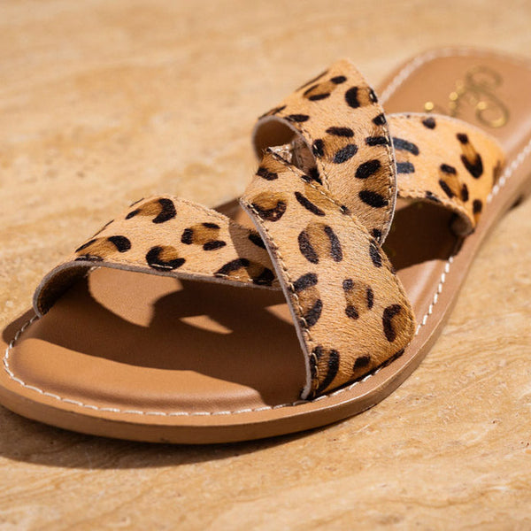 Conga Sandal in Leopard