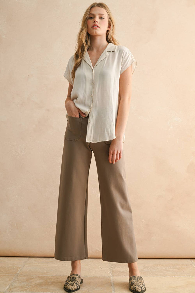 2 Pocket Ponte Pants- Miou Muse
