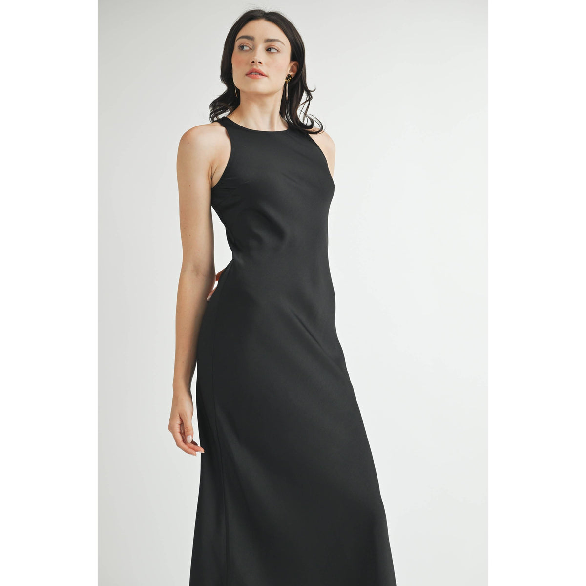Satin Maxi Dress
