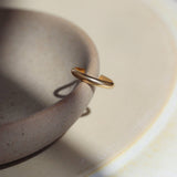 Sterling silver simple hoop ear cuff - accessories 