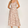 Floral Button Down Midi Dress
