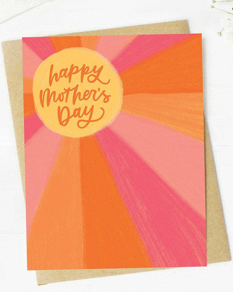 "Happy Mother's Day" Vibrant Sunshine Mother's Day Card