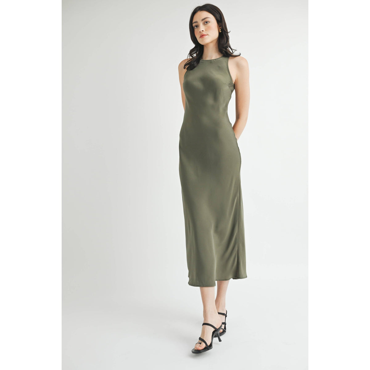 Satin Maxi Dress