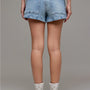 Finn Medium Light High Rise Stretch Shorts- Hidden