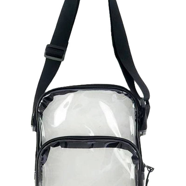 Clear Crossbody Messenger Travel Bag