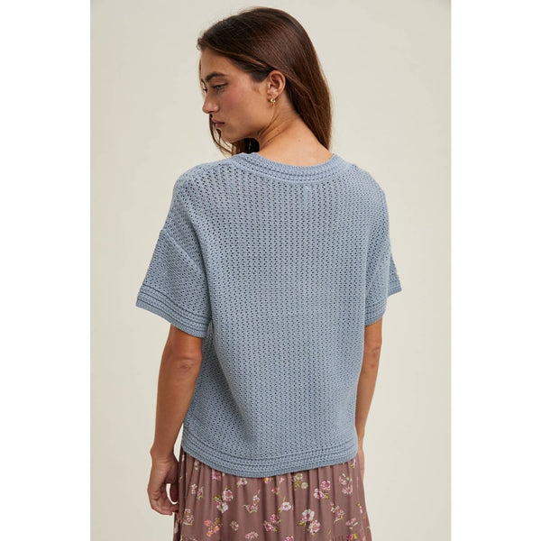 Marie Crochet Sweater Top