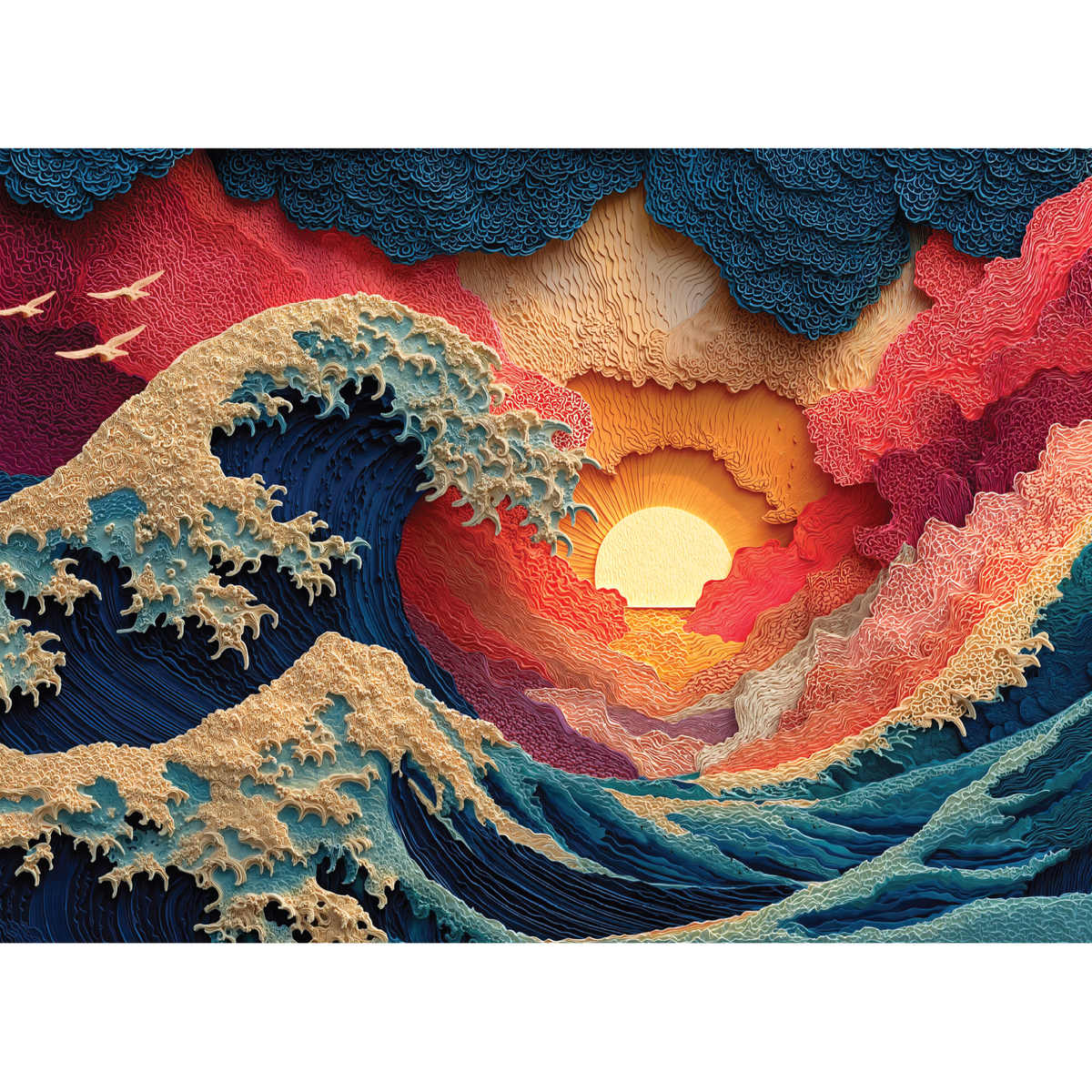 Final Piece Puzzles - No. 2 - Great Wave