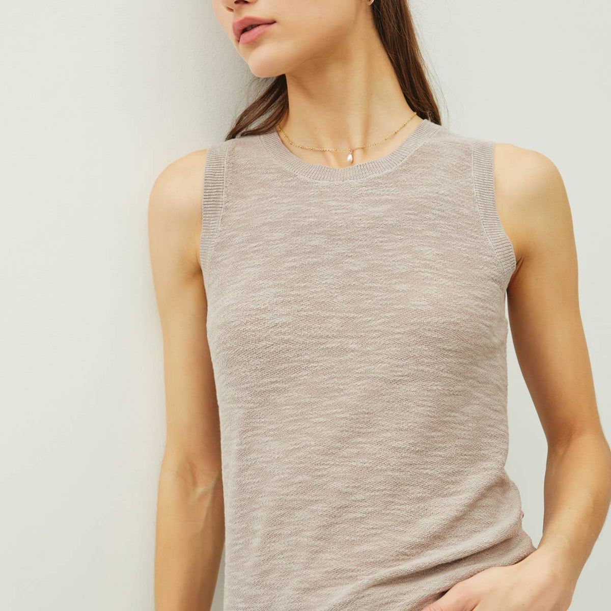 Sarah Sleeveless Knit Top