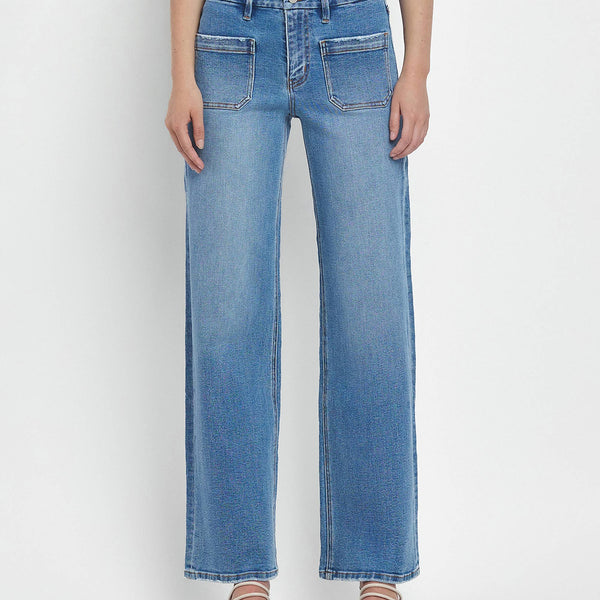 Lovervet - High Rise Wide Leg Jeans