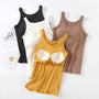 Basic Rib Tank with Built in Bra