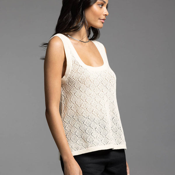 BAILEY TOP- Square Neck Knit Top