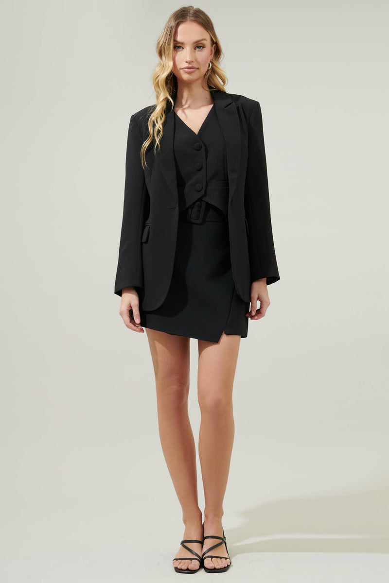 Chelsea Fitted Notch Lapel Blazer