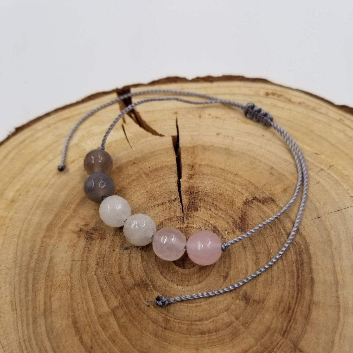 Anxiety Reliet Natural Crystal Bead Bracelet