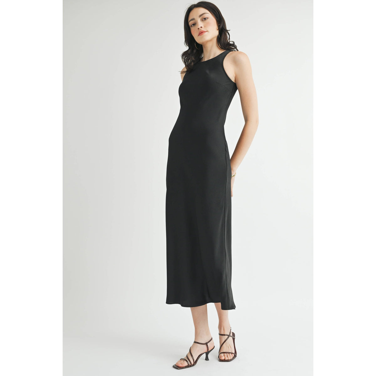 Satin Maxi Dress