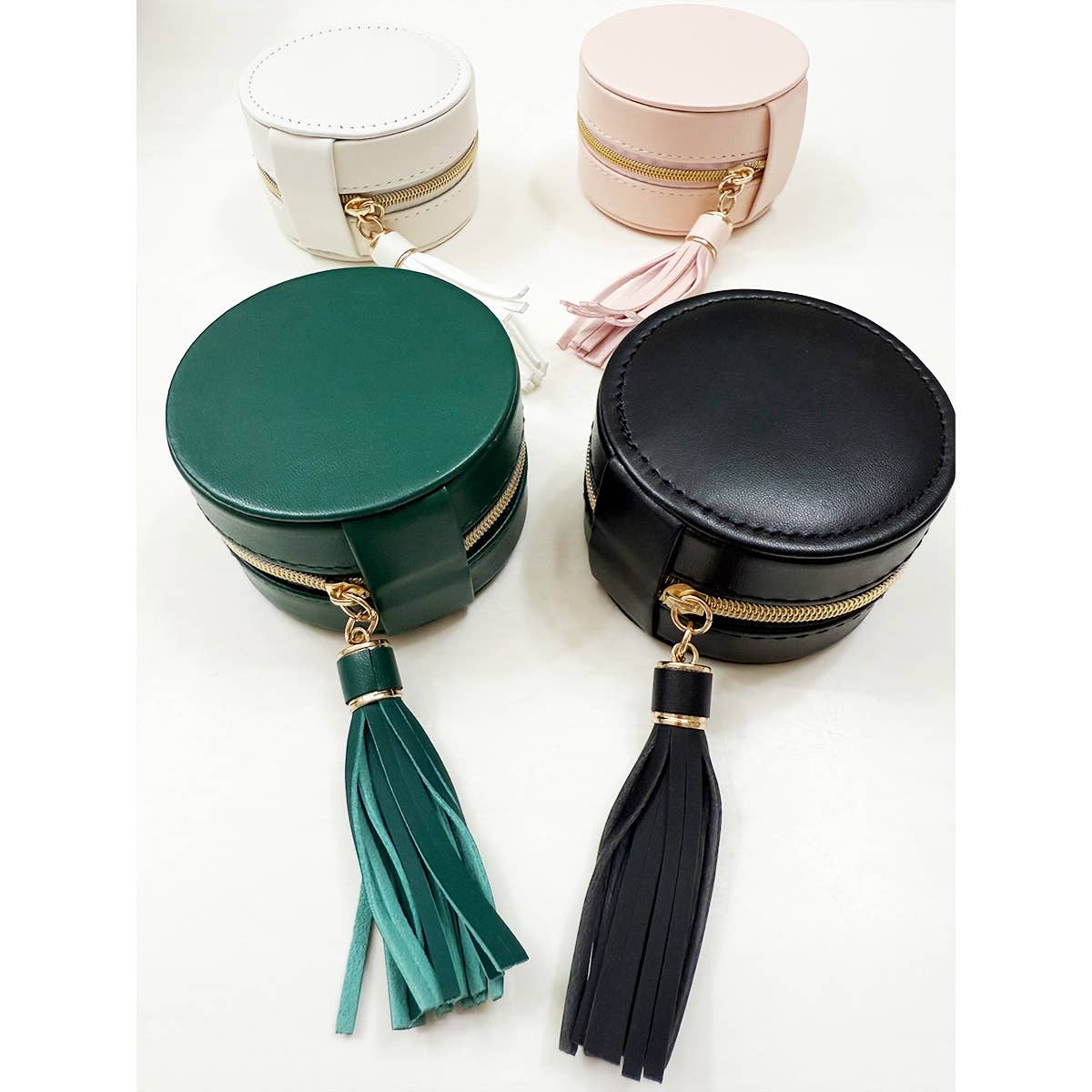 Love and Repeat - Mini PU Travel Jewelry Case