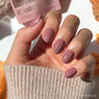 Glamnetic - Fall Mauve Press-On Nails | Fall Solids | Short Oval