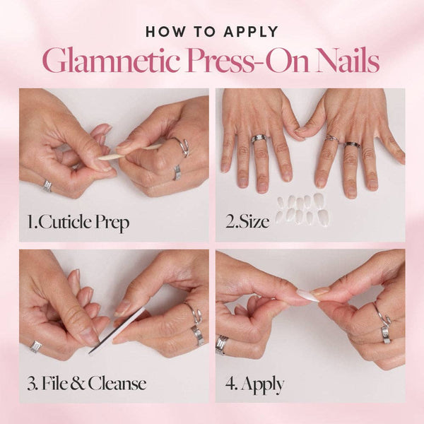 Glamnetic - Fall Mauve Press-On Nails | Fall Solids | Short Oval
