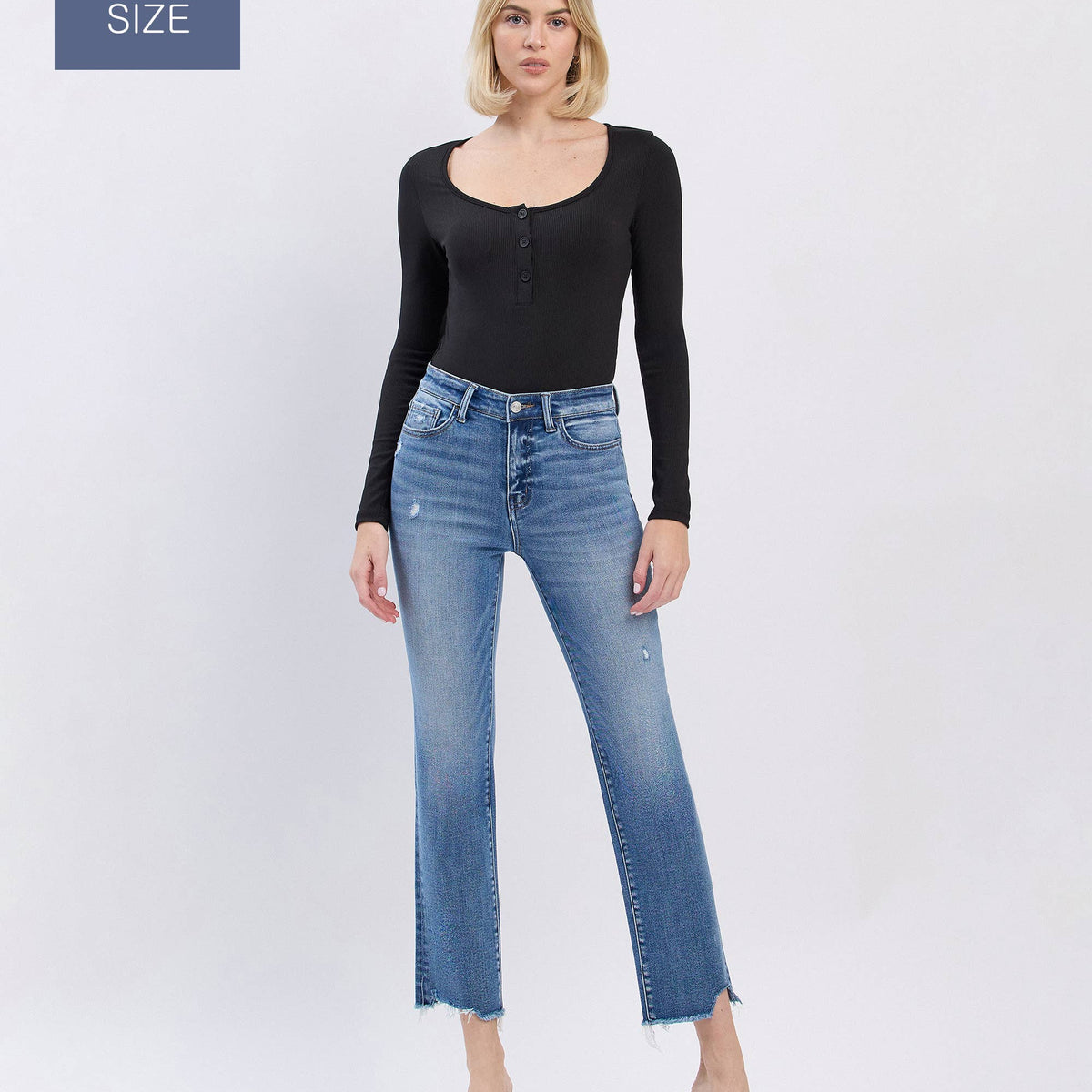 Tummy Control Highrise Slim Stright- Plus