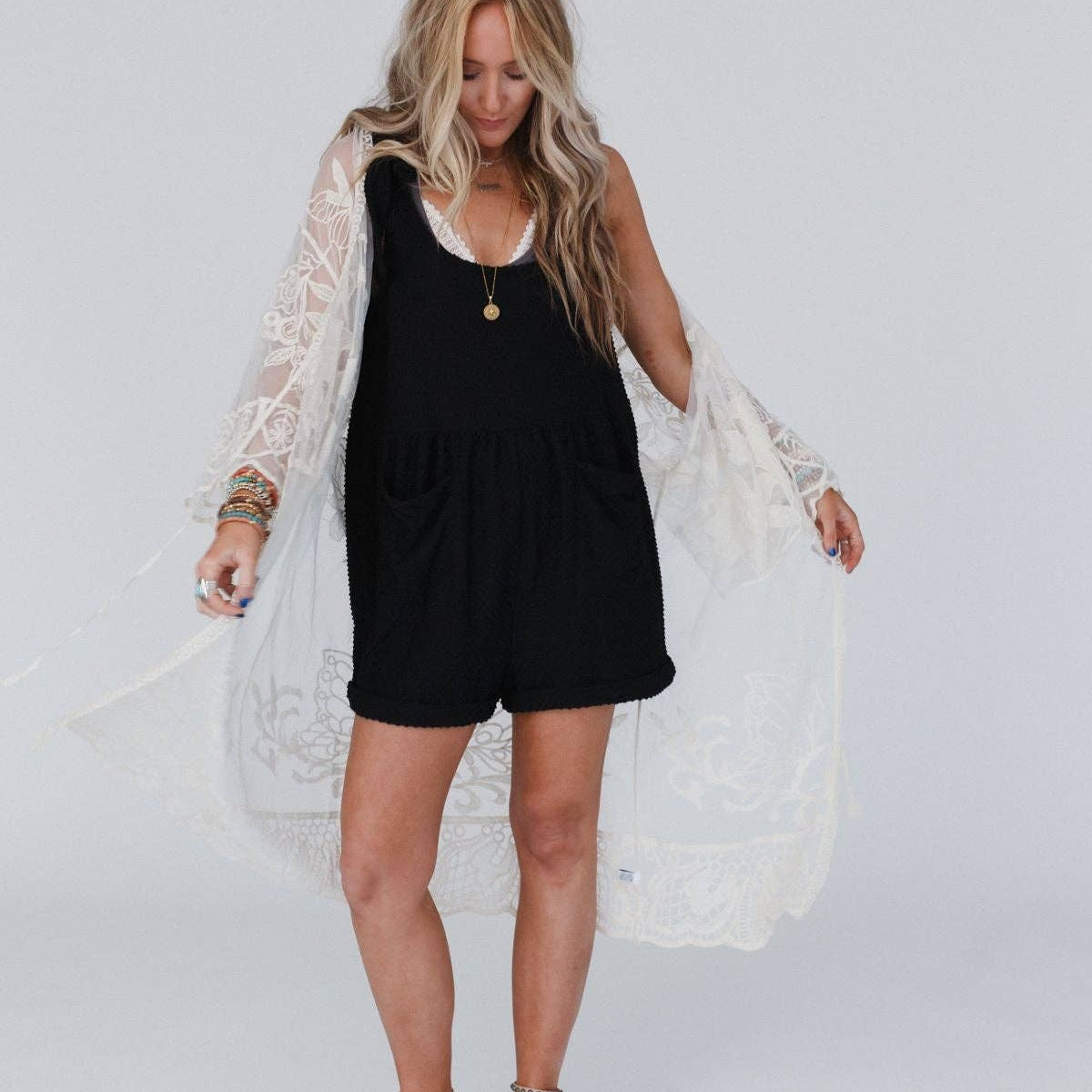 Butterfly Beach Kimono - Ivory