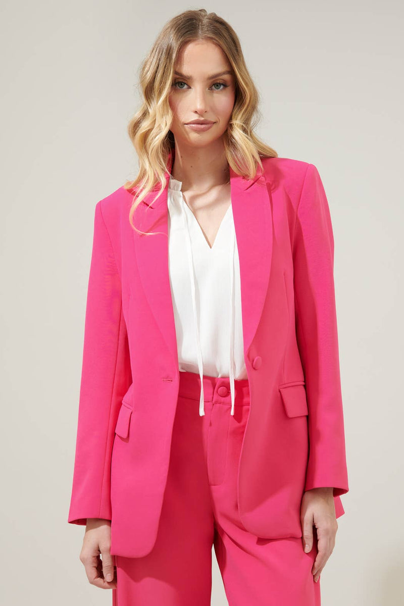 Chelsea Fitted Notch Lapel Blazer