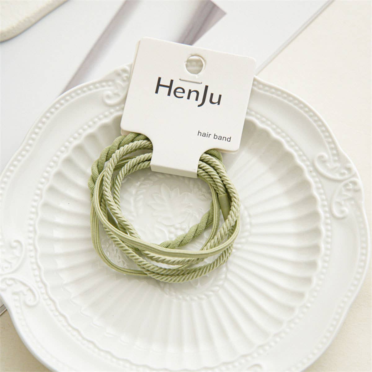 Braided Elastic Hair Ties Set