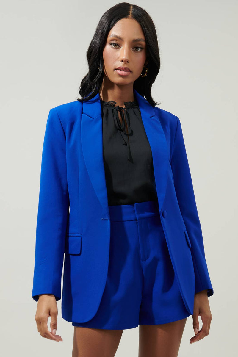 Chelsea Fitted Notch Lapel Blazer