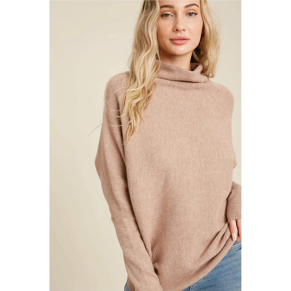 Slouch Neck Dolman Sweater