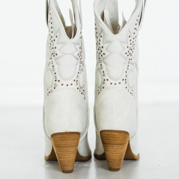 Houston Western Boots in White