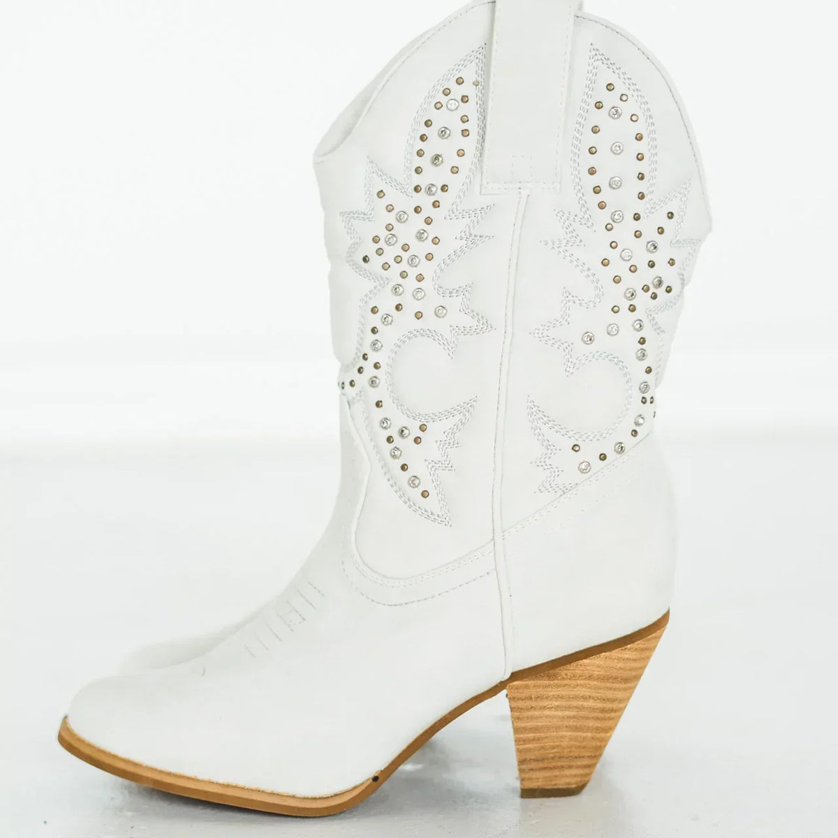 Houston Western Boots in White