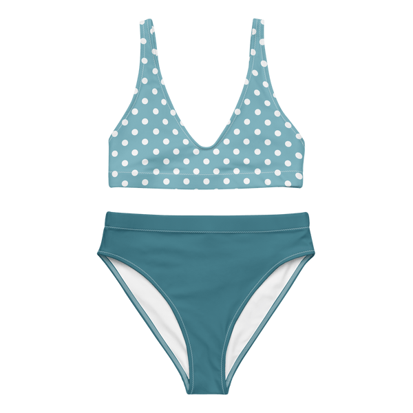Light Blue Polkadot Bikini