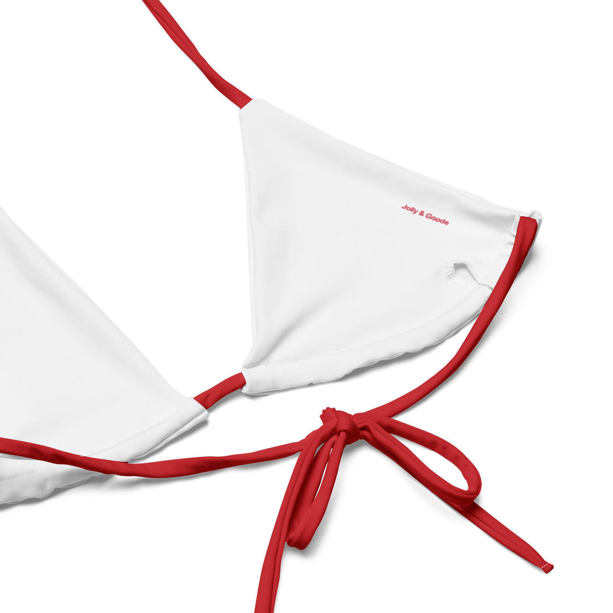 Flag of England String Bikini Top