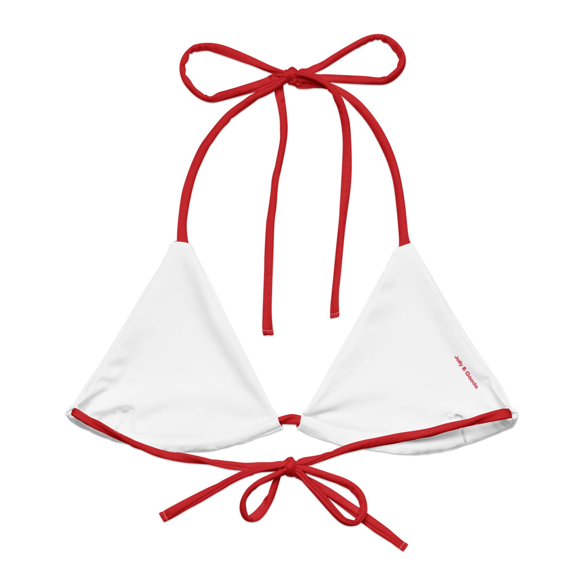 Flag of England String Bikini Top